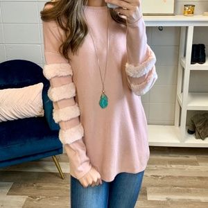 Blush pink sweater